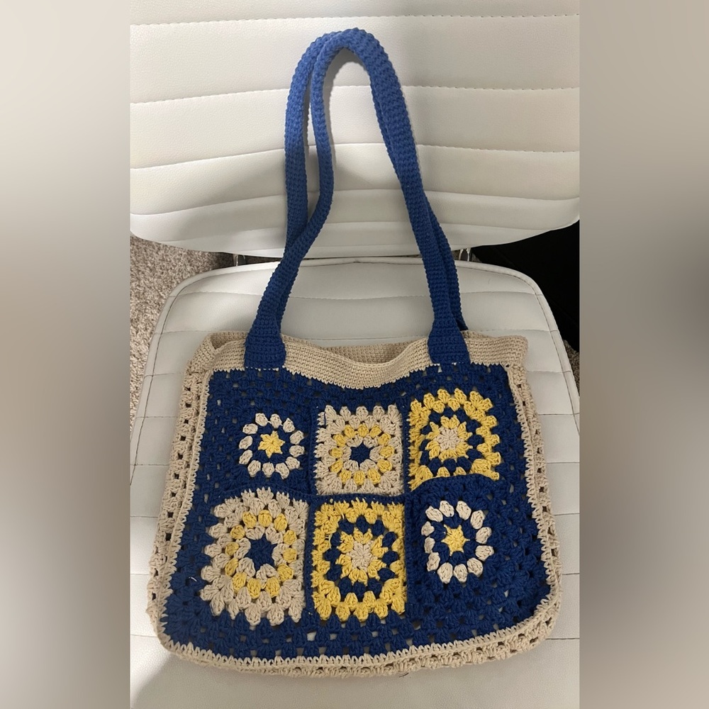 NEW Handmade Crochet Tote Bag